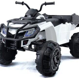 VENTA Quad BDM 0909 Blanco 24V - Vehículo eléctrico infantil (sin RC), RUEDAS DE PLÁSTICO - LE2499